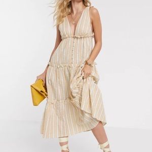 Button front sundress